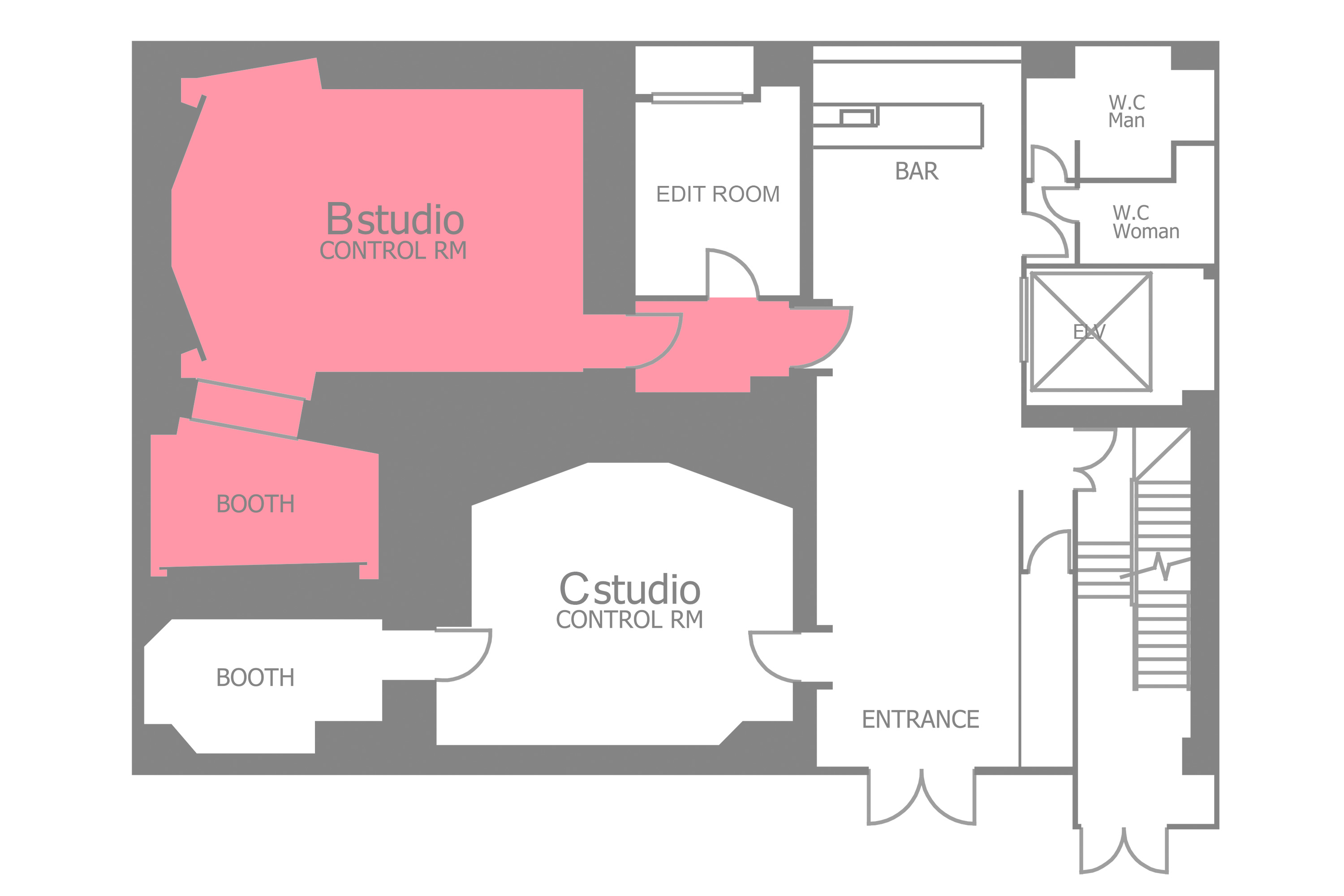B-Studio floor plan